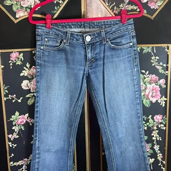 Street Denim Low Rise Bootcut Jeans Size 24 - Picture 3 of 8